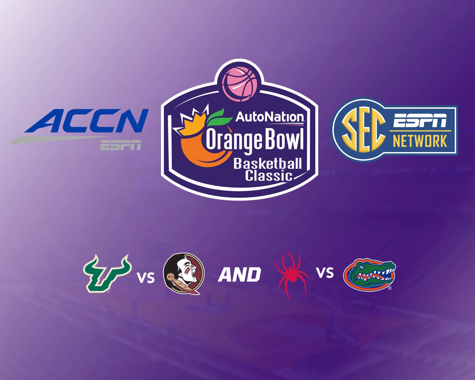 2023 AutoNation Orange Bowl Basketball Classic ﻿to Air on ACC and SEC